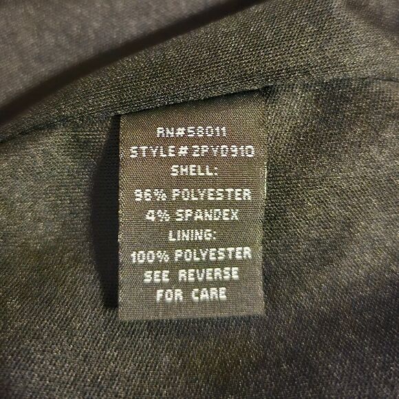 JAX Black Matte Floral Beaded Accent Dress - Size 24W - Picture 11 of 11